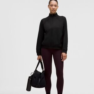 NWT Lululemon Adapted State Thermal Track Jacket Size 8 Black $148